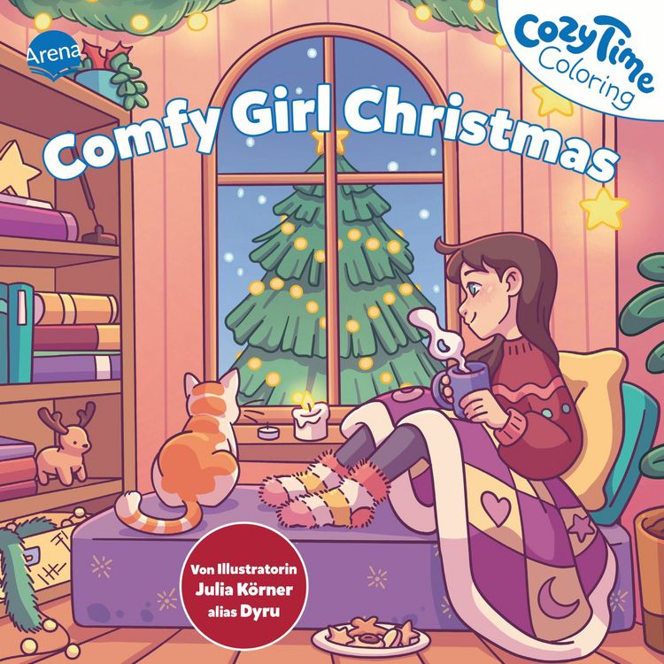 Produktbild: Cozy Time Coloring. Comfy Girl Christmas