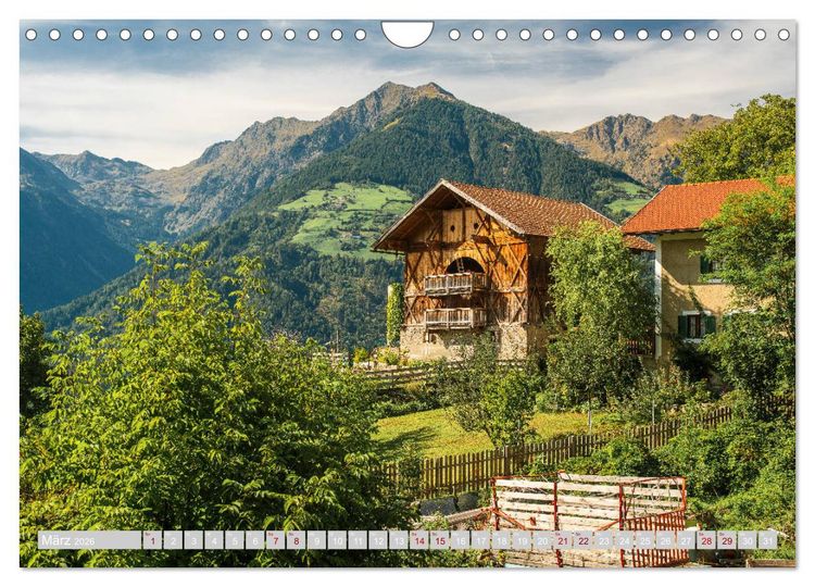 Produktbild: Sommer - Sonne - Schenna (Wandkalender 2026 DIN A4 quer), CALVENDO Monatskalender