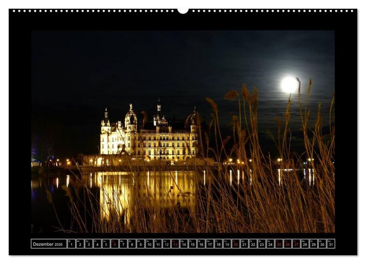 Produktbild: Residenzstadt Schwerin (hochwertiger Premium Wandkalender 2026 DIN A2 quer), Kunstdruck in Hochglanz