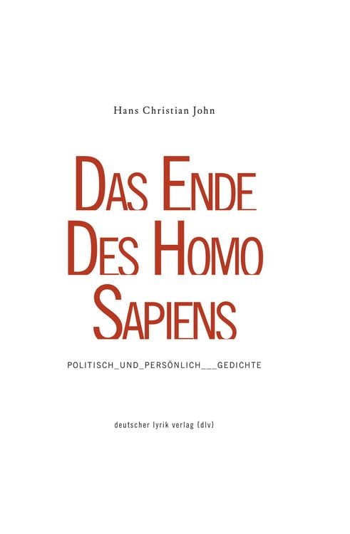 Produktbild: Das Ende des Homo Sapiens