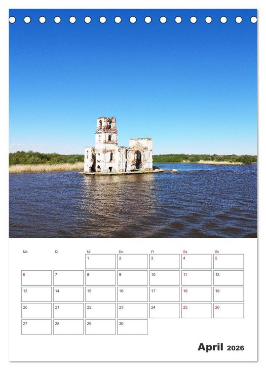 Produktbild: Russland - Terminplaner (Tischkalender 2026 DIN A5 hoch), CALVENDO Monatskalender