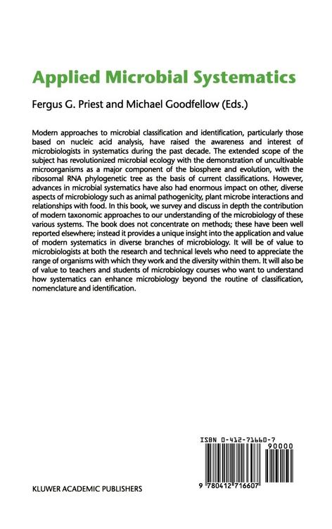 Produktbild: Applied Microbial Systematics