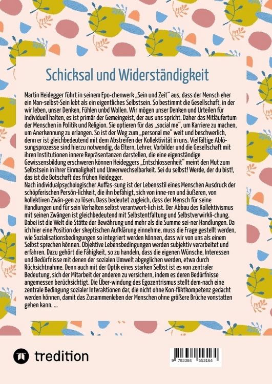 Produktbild: Schicksal und Widerst&auml;ndigkeit