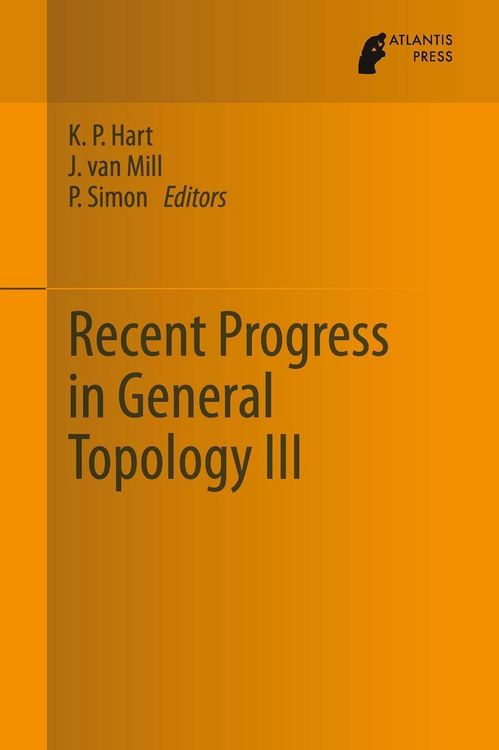 Produktbild: Recent Progress in General Topology III