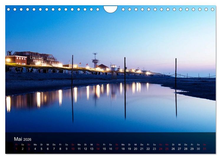 Produktbild: Wangerooge &ndash; Eine Perle in der Nordsee. (Wandkalender 2026 DIN A4 quer), CALVENDO Monatskalender