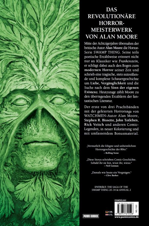 Produktbild: Swamp Thing von Alan Moore (Deluxe Edition)