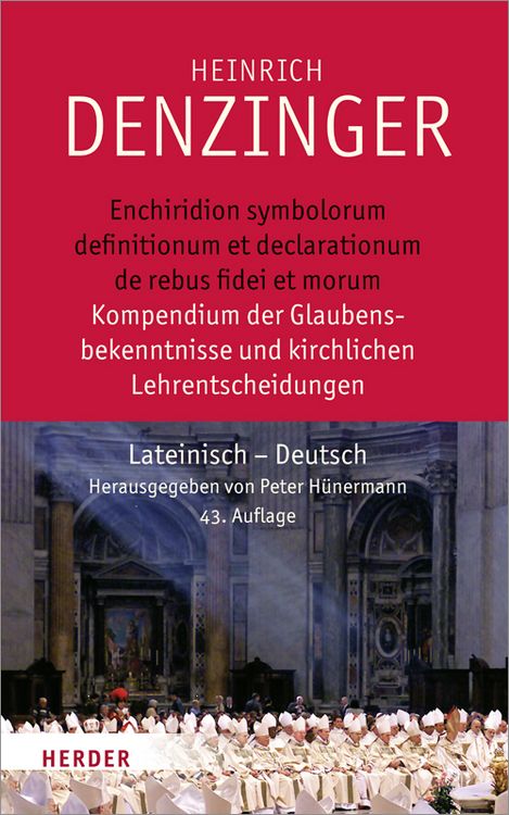 Produktbild: Enchiridion symbolorum definitionum et declarationum de rebus fidei et morum