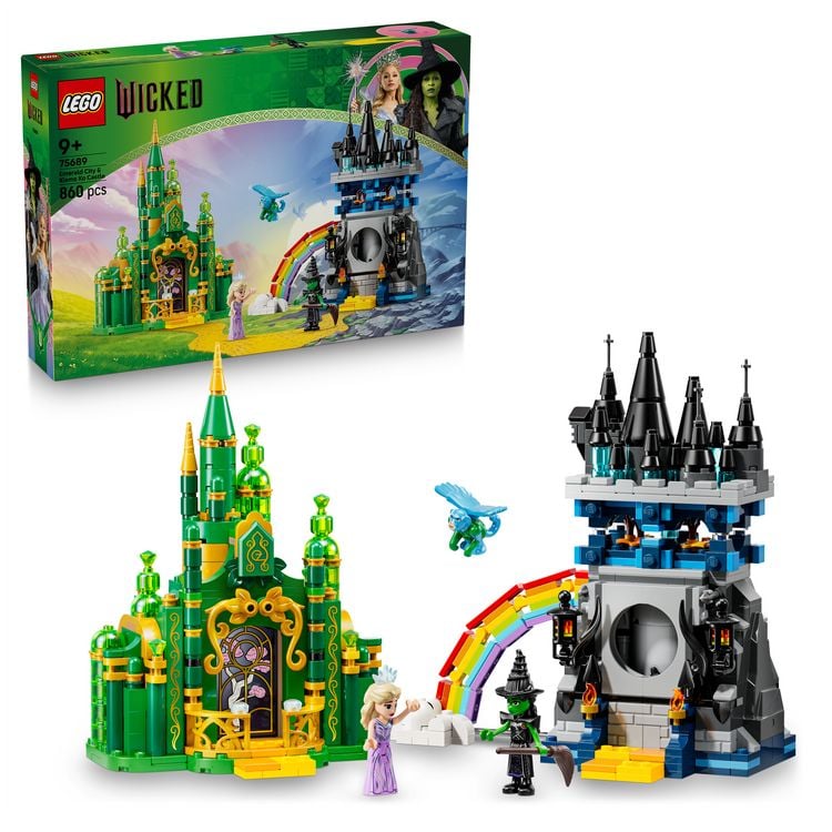Produktbild: LEGO Wicked 75689 Emerald City & Kiamo Ko Castle, Kinder Spielzeug