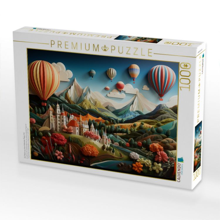 Produktbild: CALVENDO Puzzle Ein Motiv aus dem Kalender Paper Art | 1000 Teile Lege-Gr&ouml;&szlig;e 64x48cm Foto-Puzzle f&uuml;r gl&uuml;ckliche Stunden