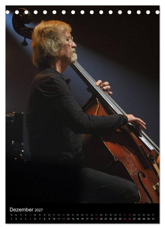 Produktbild: Jazz Momente - Kalender 2027 - (Tischkalender 2027 DIN A5 hoch), CALVENDO Monatskalender