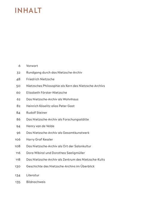 Produktbild: Nietzsche-Archiv