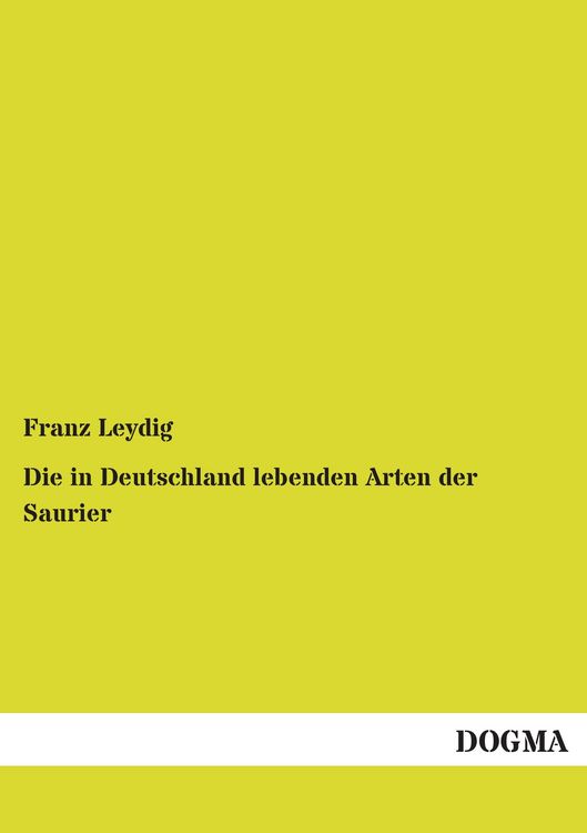 Produktbild: Die in Deutschland lebenden Arten der Saurier
