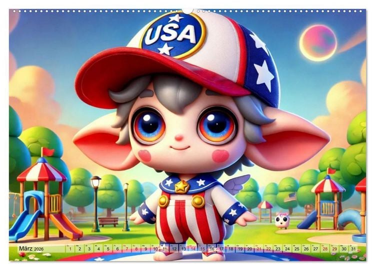 Produktbild: Buddy Stars - Abenteuer f&uuml;r Kinder (hochwertiger Premium Wandkalender 2026 DIN A2 quer), Kunstdruck in Hochglanz