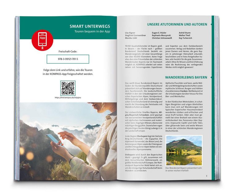 Produktbild: KOMPASS Wanderlust Bayern
