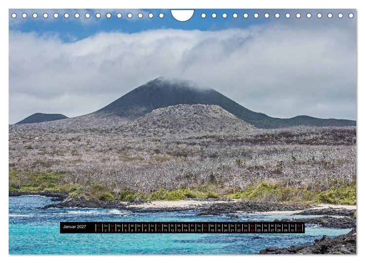 Produktbild: Galapagos- Landschaften (Wandkalender 2027 DIN A4 quer), CALVENDO Monatskalender