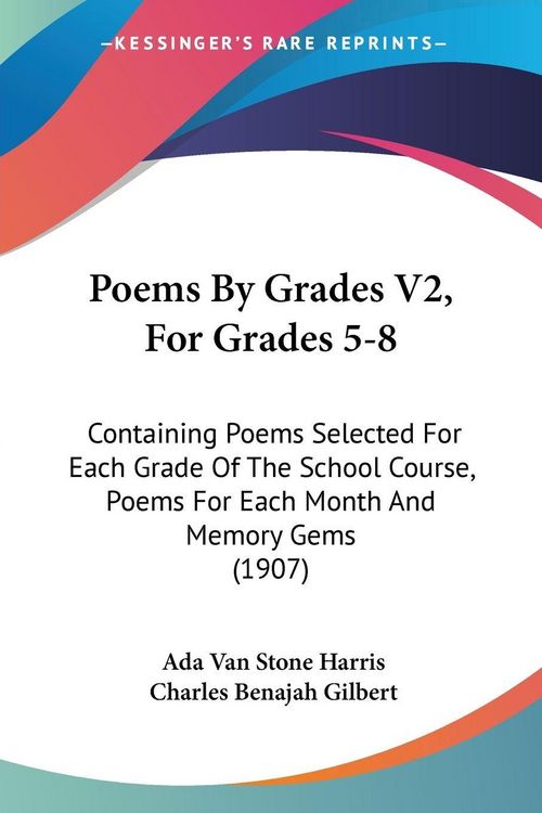 Produktbild: Poems By Grades V2, For Grades 5-8