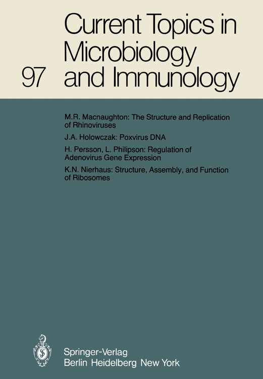 Produktbild: Current Topics in Microbiology and Immunology