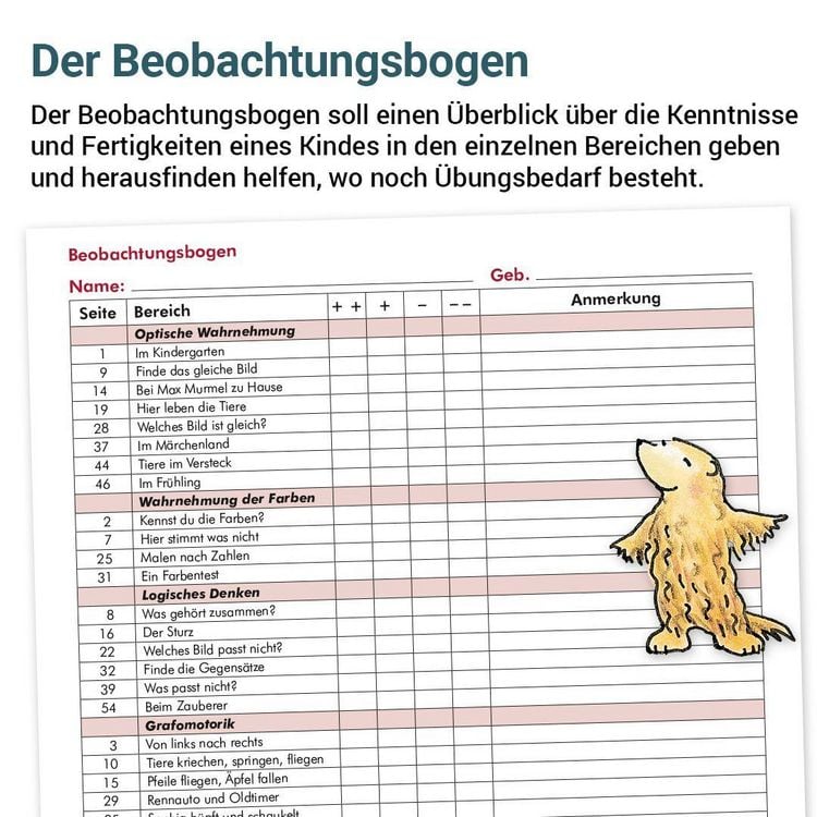 Produktbild: Mit Max Murmel durch das Vorschuljahr