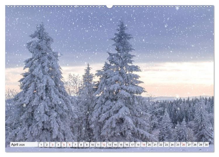Produktbild: Eiszeit. Winter und Frost in der Natur (hochwertiger Premium Wandkalender 2026 DIN A2 quer), Kunstdruck in Hochglanz