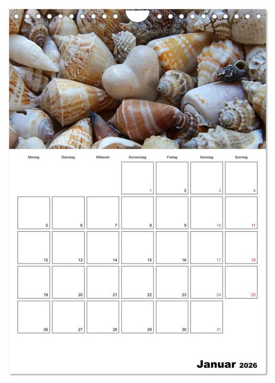Produktbild: Ein herzliches Jahr (Wandkalender 2026 DIN A4 hoch), CALVENDO Monatskalender