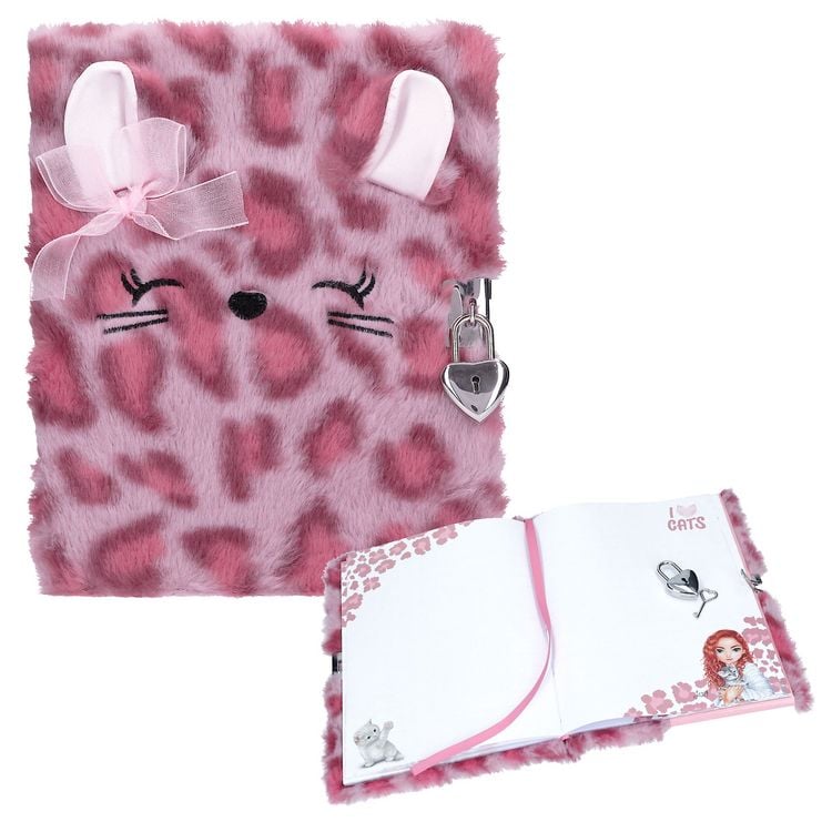 Produktbild: DEPESCHE TOPModel Tagebuch COSY CAT mit Schloss rosa