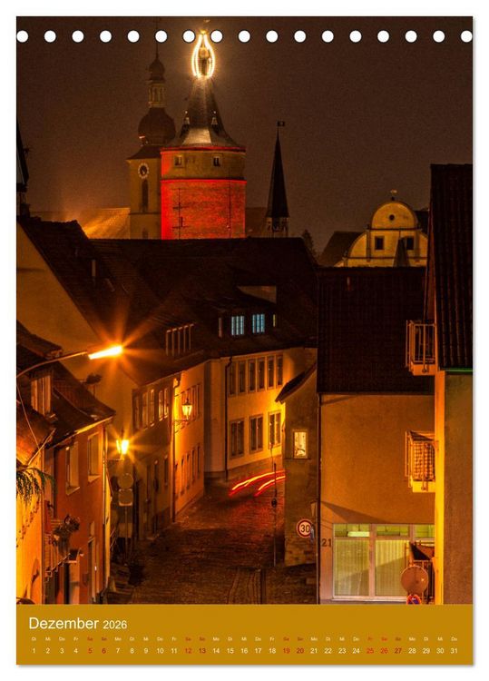 Produktbild: Kitzingen im Hochformat (Tischkalender 2026 DIN A5 hoch), CALVENDO Monatskalender