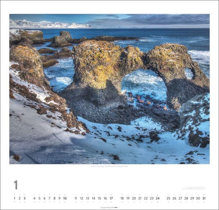 Produktbild: Island Kalender 2027 - Insel aus Feuer und Eis