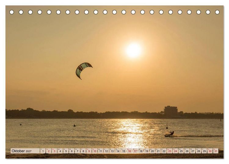 Produktbild: Timmendorfer Strand - Urlaubsparadies an der Ostsee (Tischkalender 2027 DIN A5 quer), CALVENDO Monatskalender