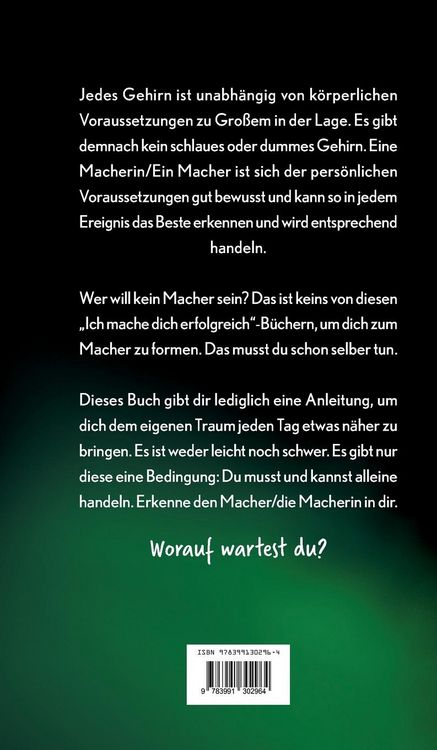 Produktbild: Ein Macher sein