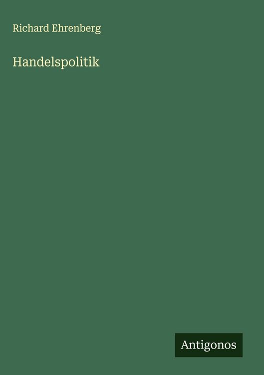 Produktbild: Handelspolitik
