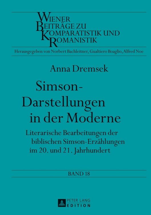 Produktbild: Simson-Darstellungen in der Moderne