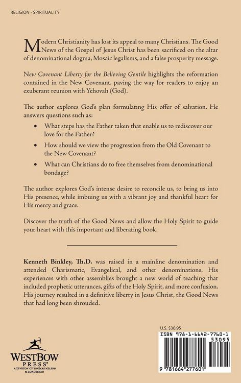 Produktbild: New Covenant Liberty for the Gentile Believer