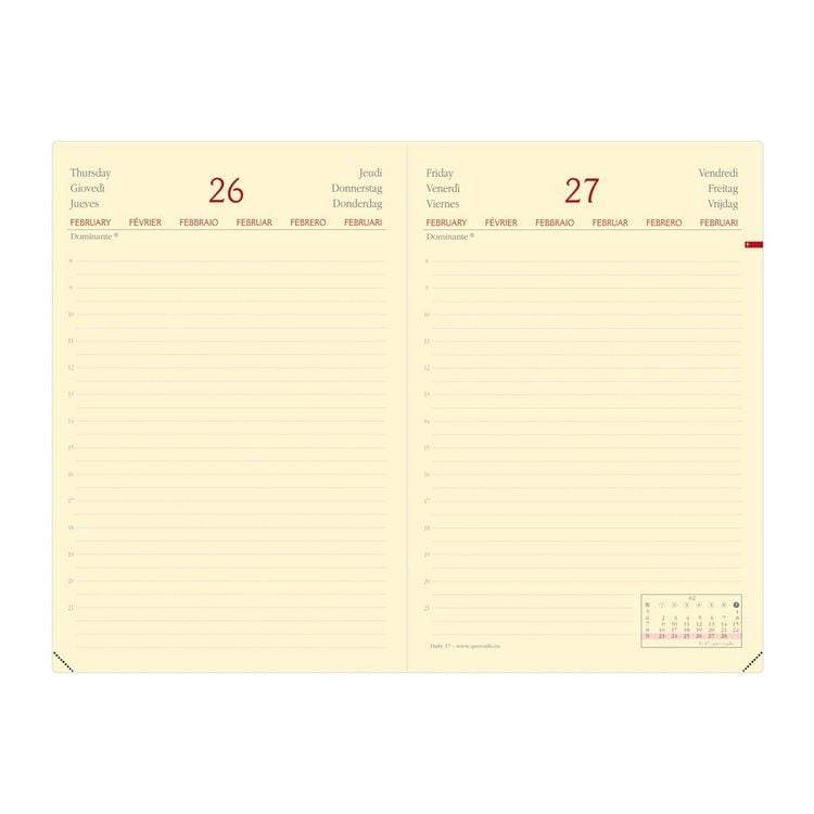 Produktbild: Daily 17 PREST vz ML Silk weinrot El 2027