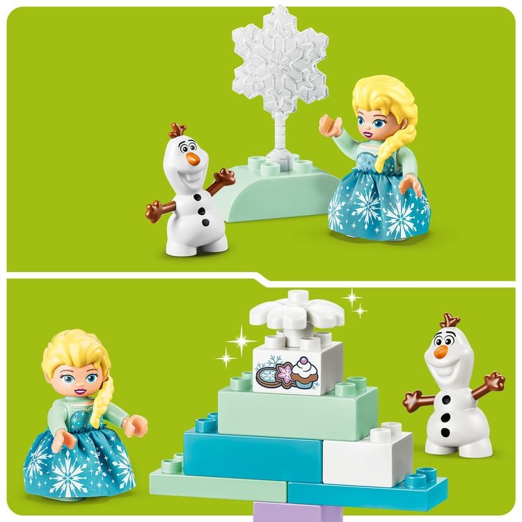 Produktbild: LEGO DUPLO | Disney 10462 Frozen Kreativbox mit Elsa und Olaf, Bauset mit 37 Bausteinen