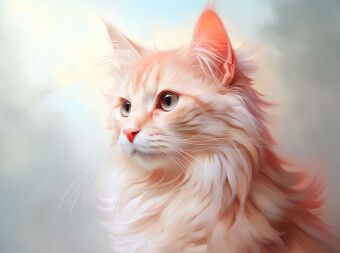 Produktbild: CALVENDO Puzzle Katzen im Pastell-Stil | 2000 Teile Lege-Gr&ouml;&szlig;e 90x67cm Foto-Puzzle f&uuml;r gl&uuml;ckliche Stunden