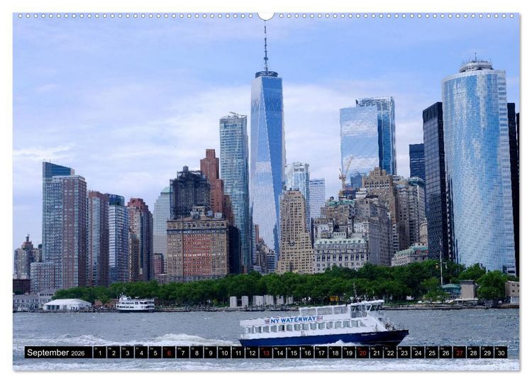 Produktbild: New York - 4 Tage unterwegs im Big Apple (hochwertiger Premium Wandkalender 2026 DIN A2 quer), Kunstdruck in Hochglanz
