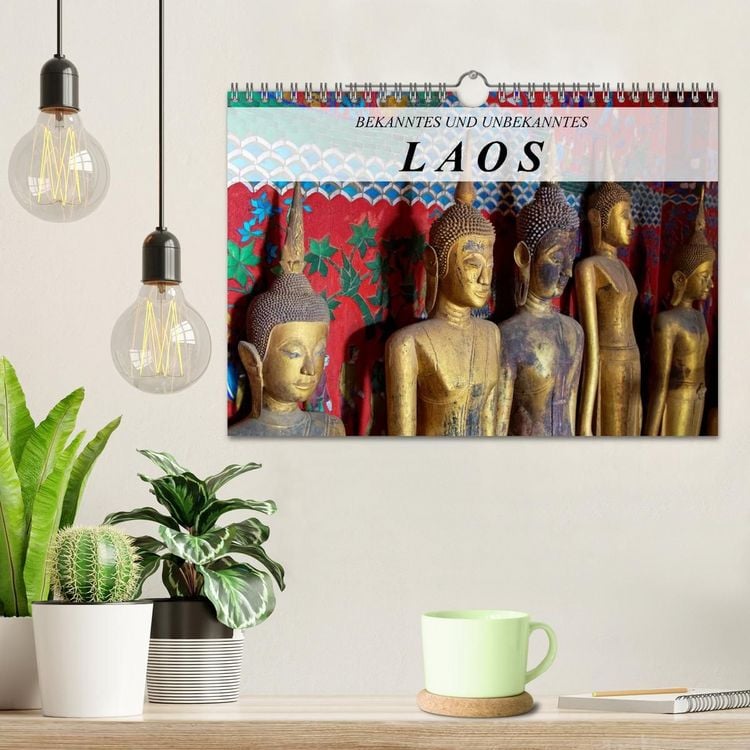 Produktbild: Bekanntes und Unbekanntes Laos (Wandkalender 2027 DIN A4 quer), CALVENDO Monatskalender