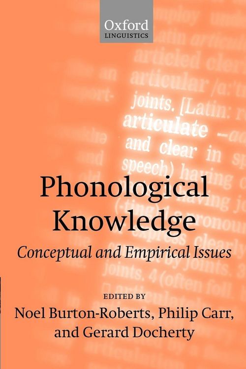 Produktbild: Phonological Knowledge