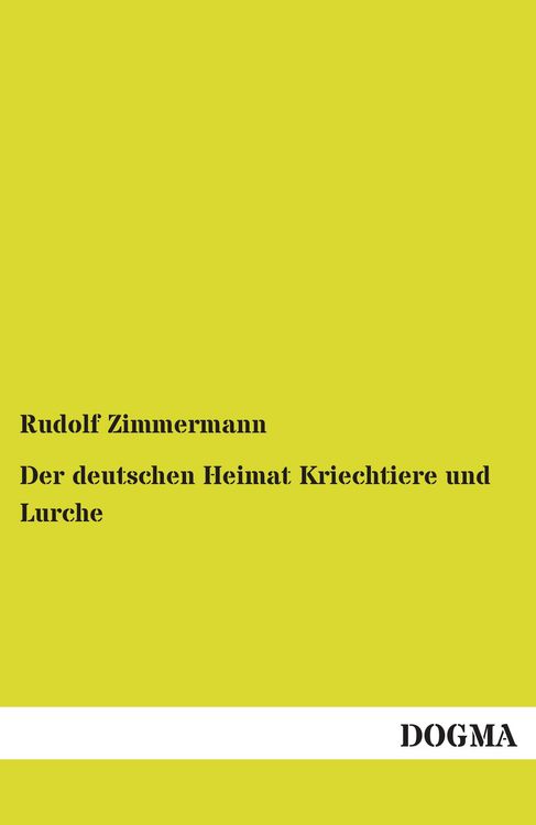 Produktbild: Der deutschen Heimat Kriechtiere und Lurche