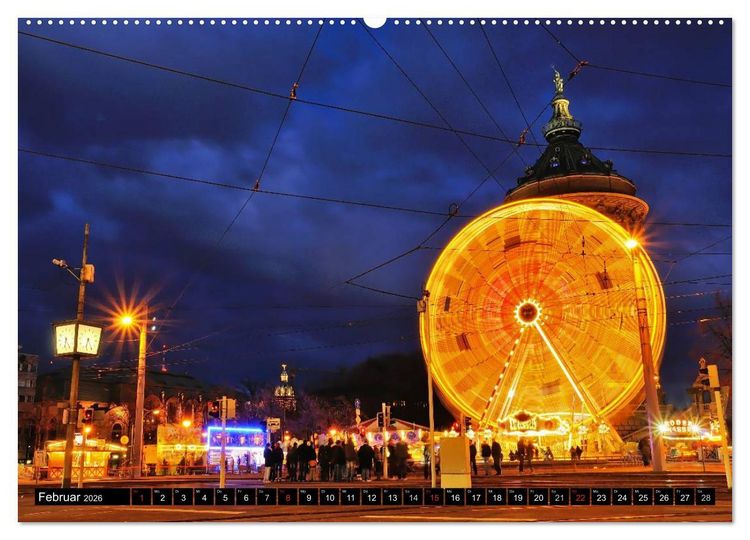 Produktbild: Mannheim ist Sch&ouml;n! (Wandkalender 2026 DIN A2 quer), CALVENDO Monatskalender