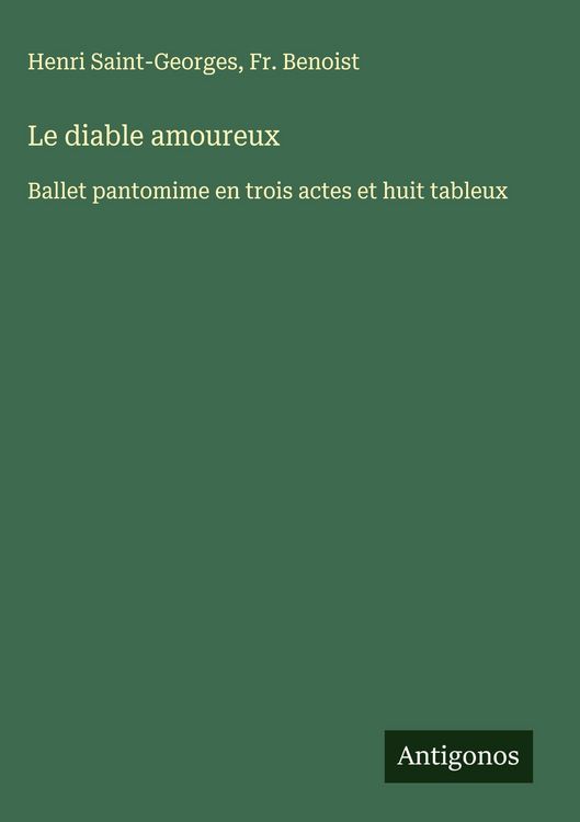Produktbild: Le diable amoureux