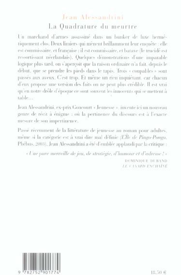 Produktbild: Quadrature du meurtre