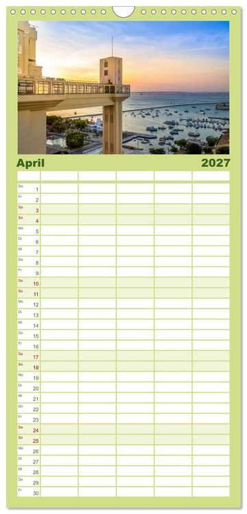 Produktbild: Familienplaner 2027 - Brasilien - Das einzigartige Land in S&uuml;damerika. mit 5 Spalten (Wandkalender, 21 x 45 cm) CALVENDO
