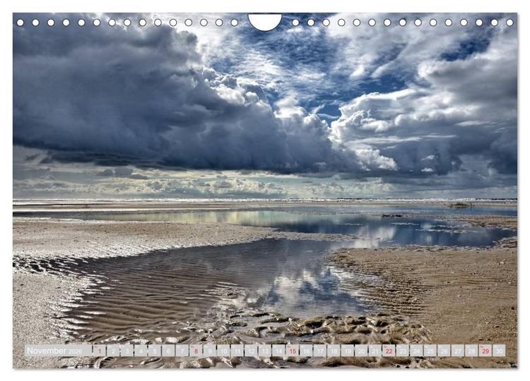 Produktbild: Amrum, die Perle in der Nordsee (Wandkalender 2026 DIN A4 quer), CALVENDO Monatskalender