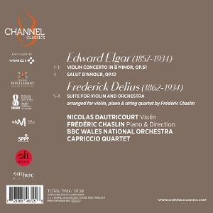 Produktbild: Elgar: Violinkonzert & Salut d'amour - Delius: Sui