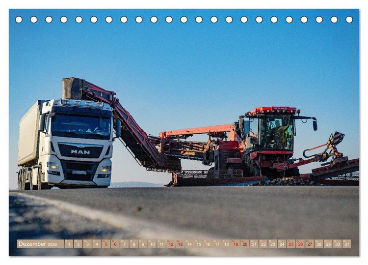 Produktbild: Moderne Landtechnik (Tischkalender 2026 DIN A5 quer), CALVENDO Monatskalender