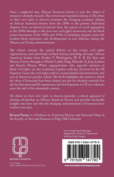 Produktbild: The debate on black civil rights in America