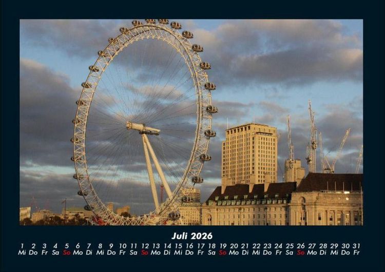 Produktbild: London 2026 Fotokalender DIN A4