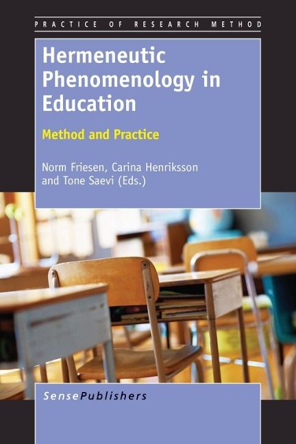 Produktbild: Hermeneutic Phenomenology in Education