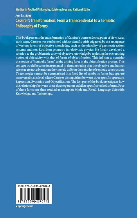 Produktbild: Cassirer&rsquo;s Transformation: From a Transcendental to a Semiotic Philosophy of Forms